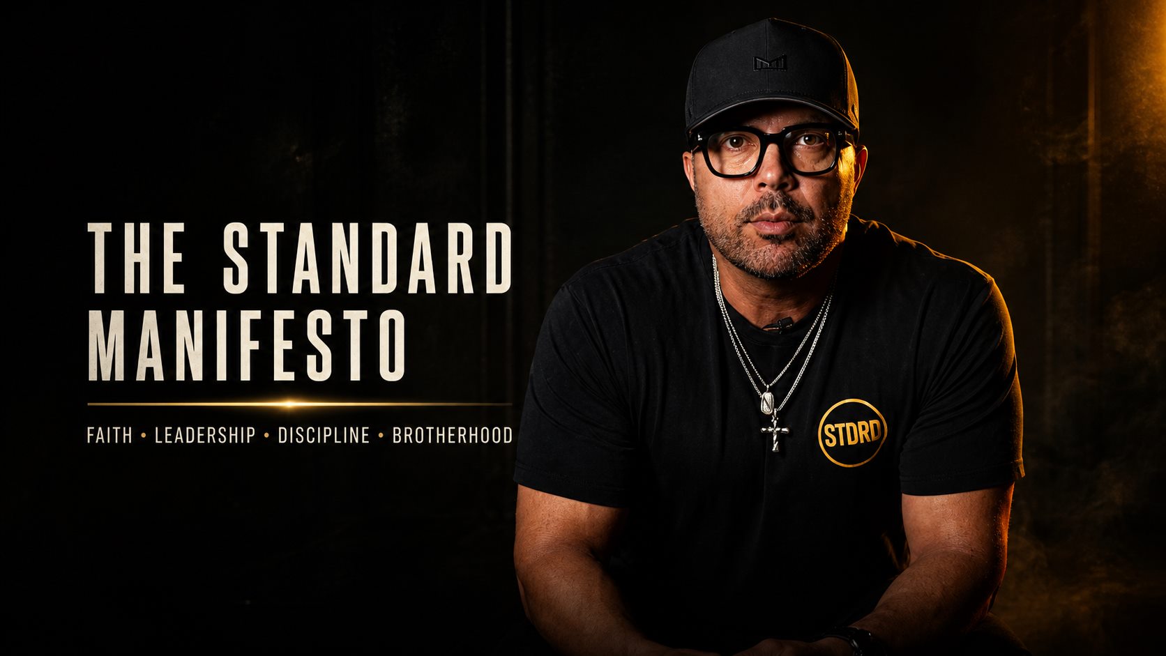 Oscar Gastelum presenting The Standard Brotherhood Manifesto